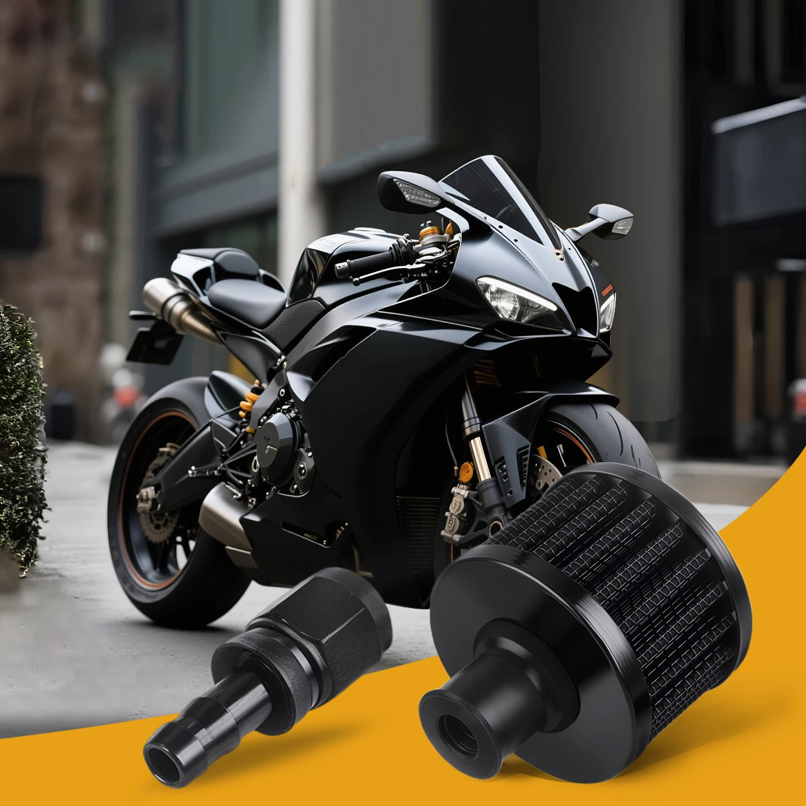 Kit de Montaje Hembra AN6/8/10 Filtro Aire Pila Combustible - imagen 4