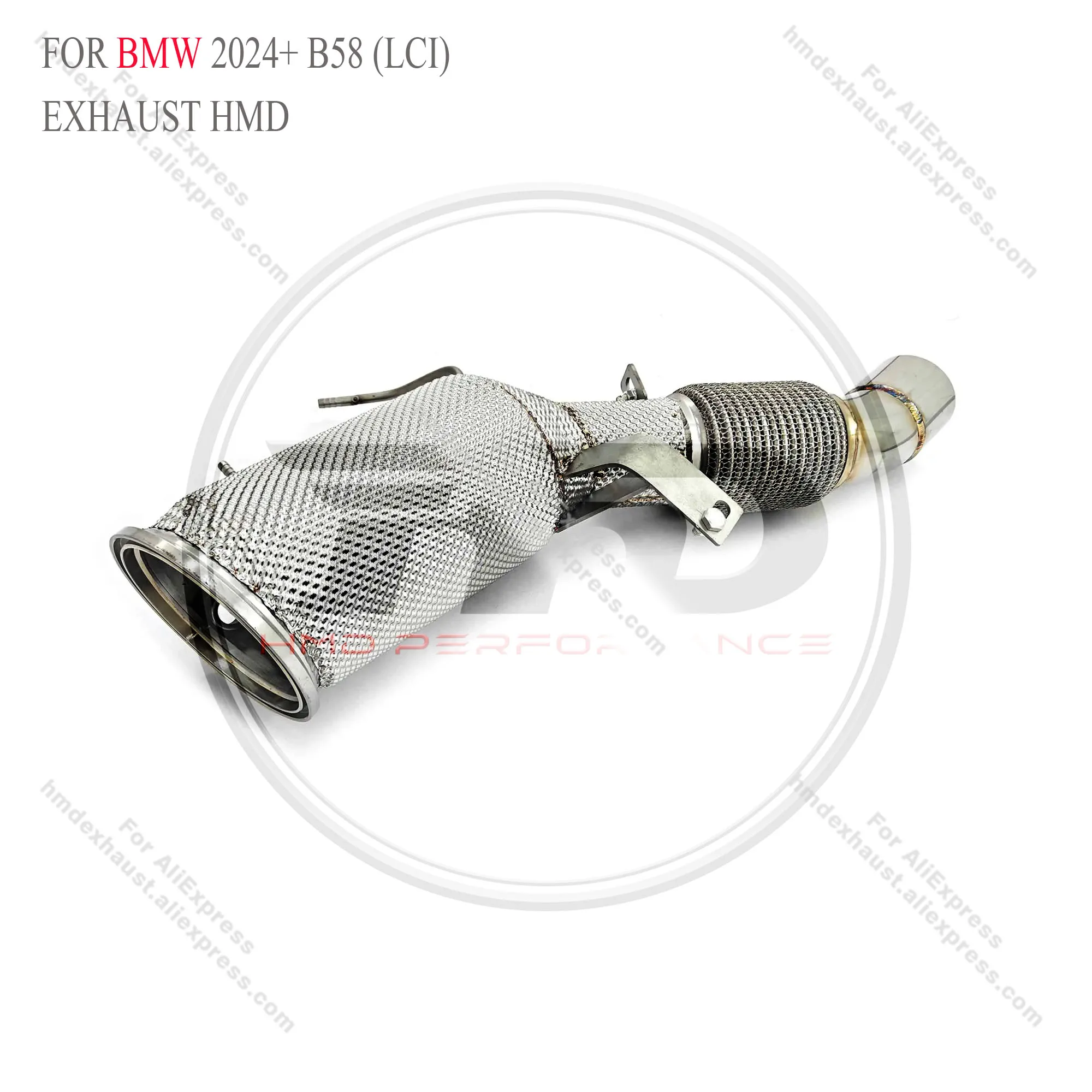 Tubo de escape de alto flujo HMD para BMW M240i/M340i/M440i B58 LCI M40i - imagen 5