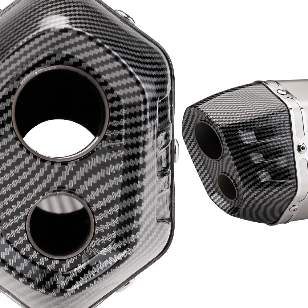 Para Yamaha R25 R3 MT03 2015-2024 Escape de motocicleta 51mm sistema completo cabezal de Escape tubo de enlace frontal conectar silenciador S7 - imagen 3