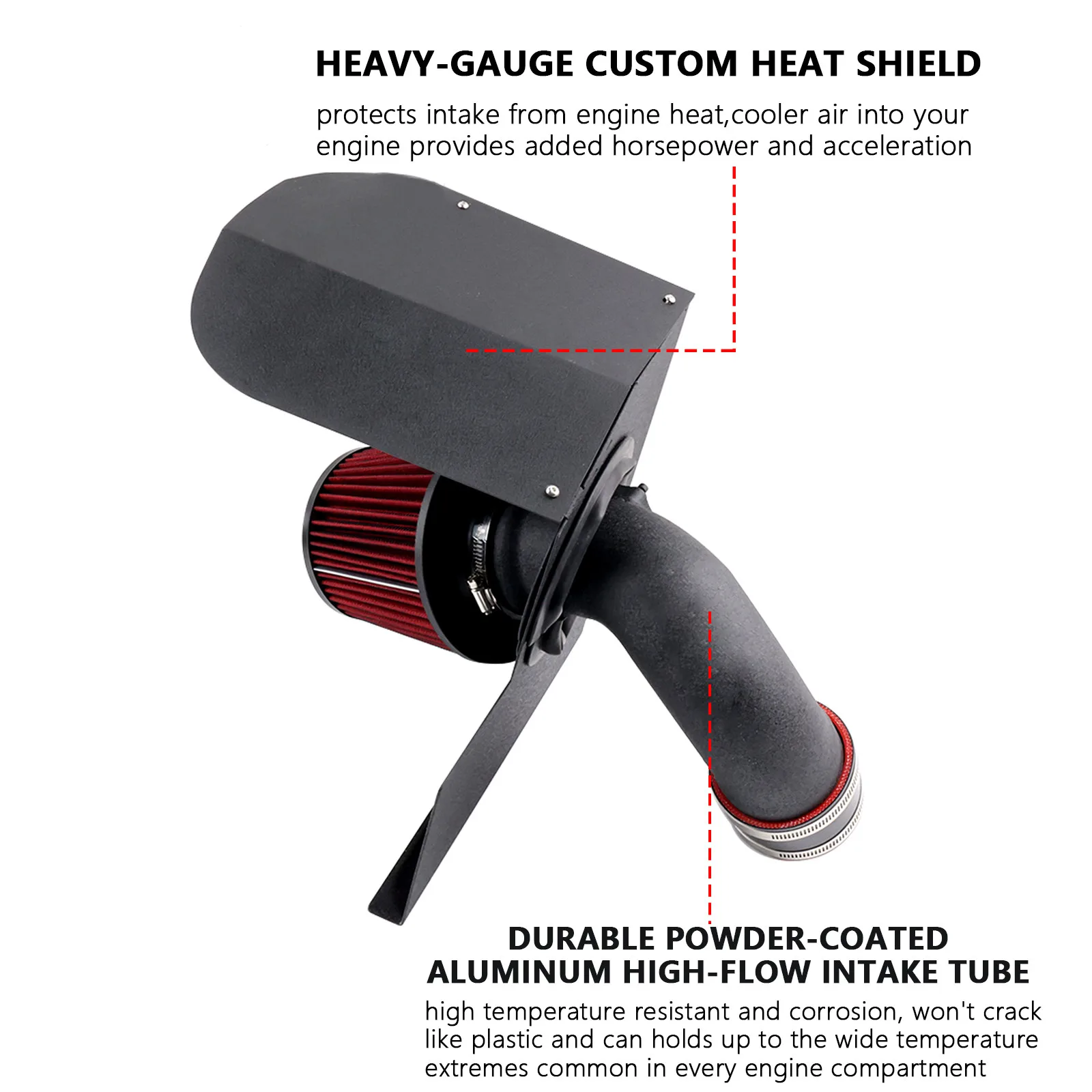Kit admisión de aire frío con filtro térmico BMW B48 120i 125i 220i 230i 320i 2016-2018 - imagen 5