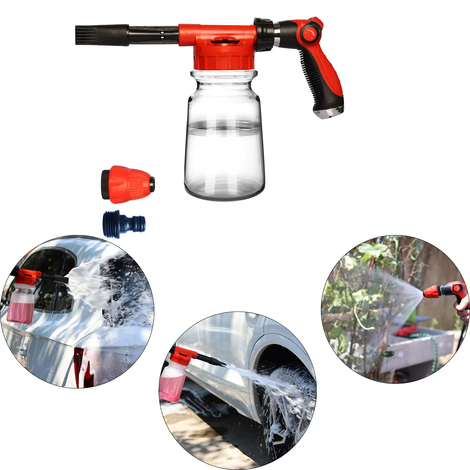 Pistola de espuma para lavado de coches