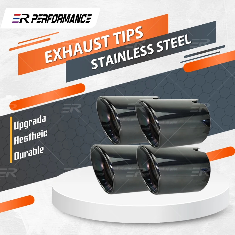 Puntas de escape de acero inoxidable para BMW M2/M3/M4/M5/M6