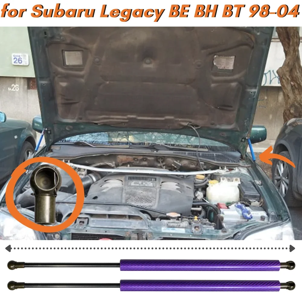 Puntales de capó amortiguadores gas – Subaru Legacy BE BH BT 1998-2004
