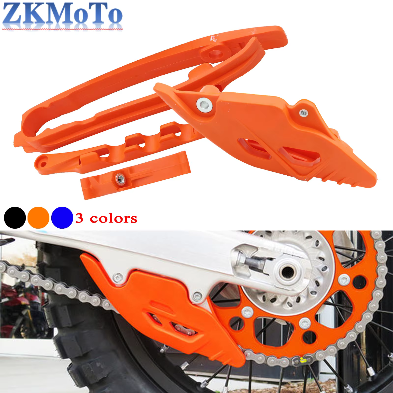 Patín guía de cadena para basculante KTM y Husqvarna