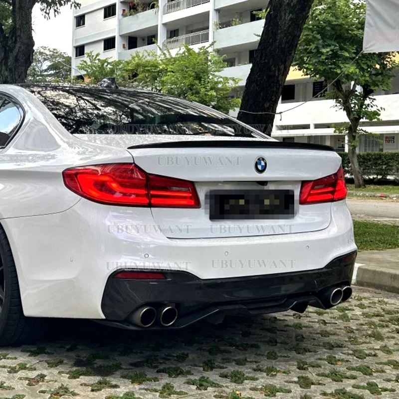 Alerón trasero de Material ABS de alta calidad para BMW G30 G38 520i 528i 535i 530i 525i M5 2017 2018 2019 - imagen 3