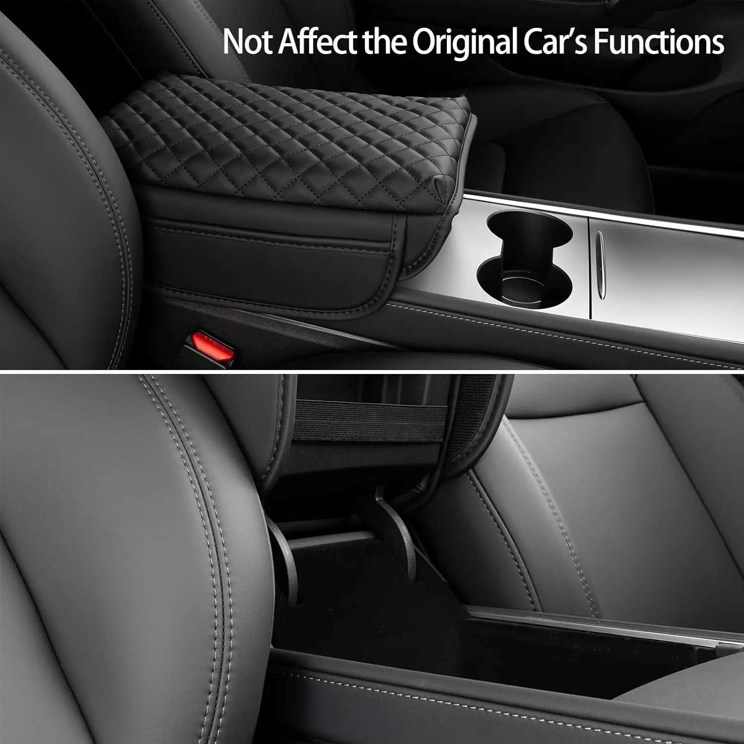 Protector consola Tesla Model 3 Highland y Y de cuero - imagen 4