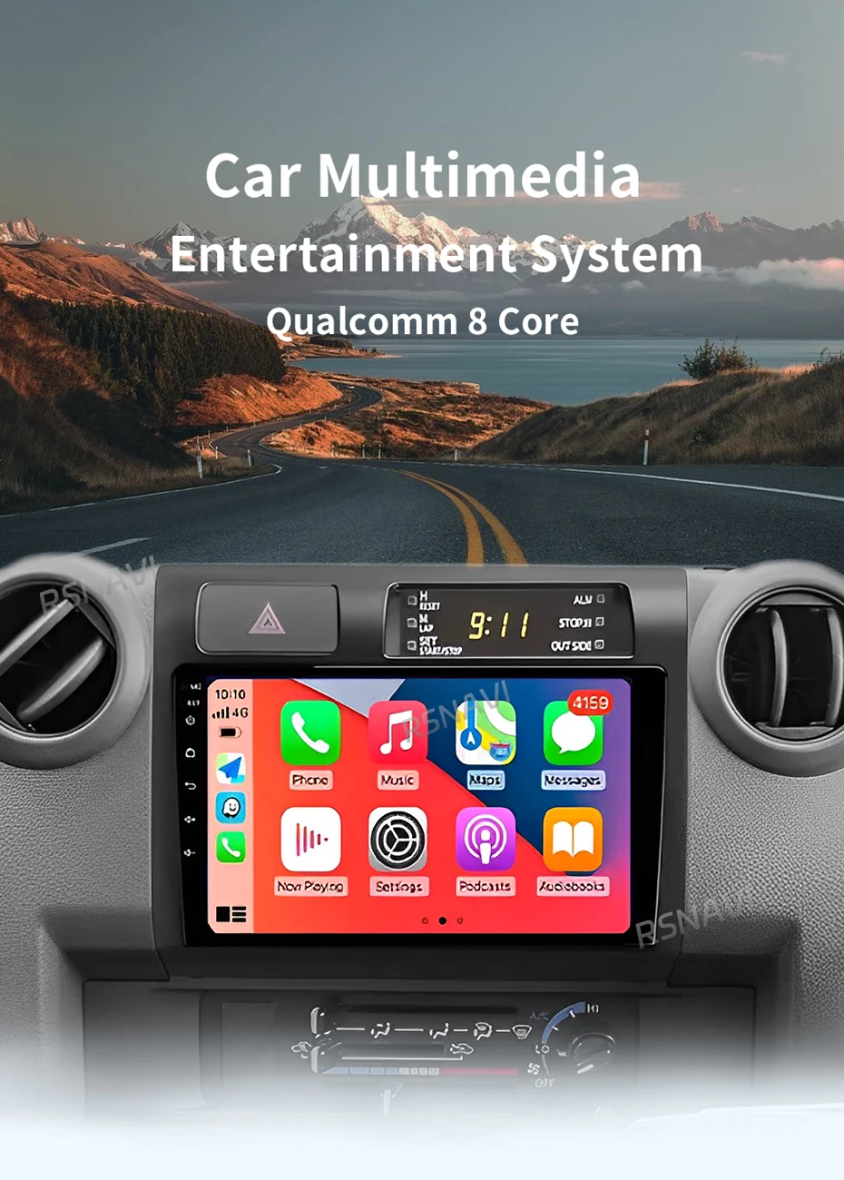 Radio multimedia RSNAVI para Toyota Land Cruiser y Pickup
