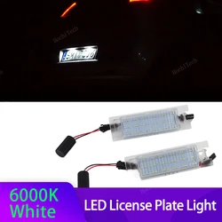 Luz de matrícula LED Canbus para Fiat Bravo, Punto, 500L y Tipo