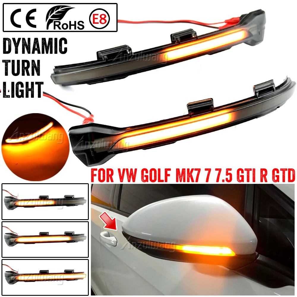 Intermitente LED dinámico para VW Golf 7 MK7 GTI Sportsvan Touran - imagen 3