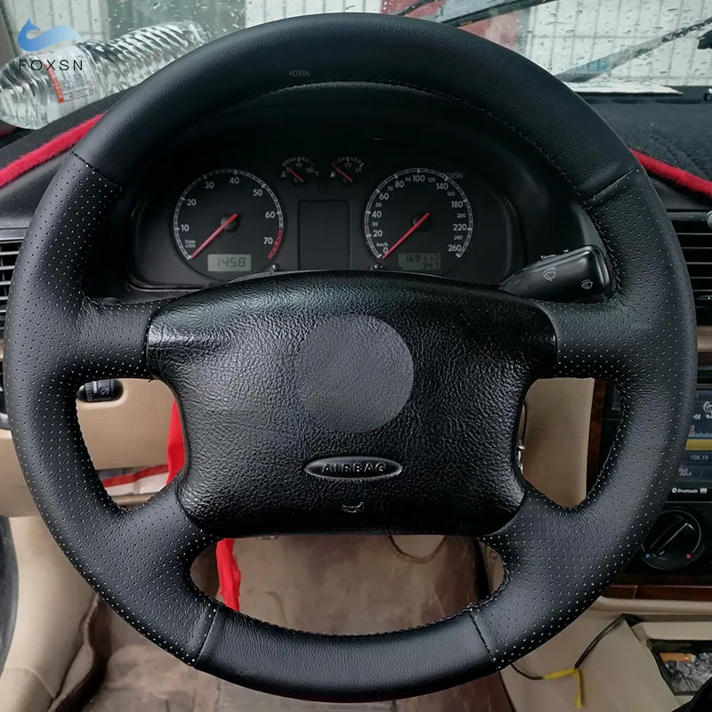 Funda de volante microfibra perforada para VW Golf 4 MK4 y Passat B5
