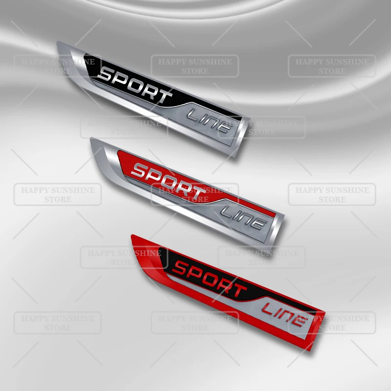 Emblema 3D metalizado Sport Line lateral para Skoda - imagen 3