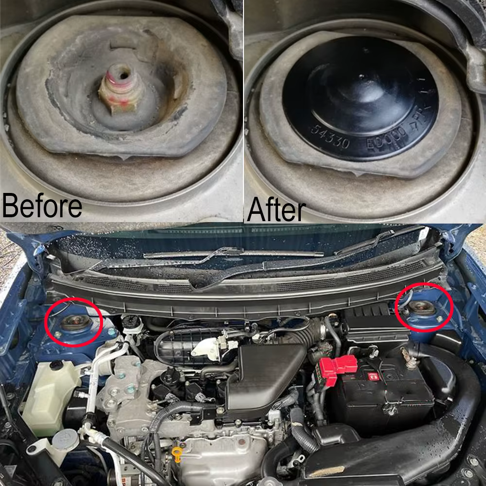 Soporte suspensión delantera con guardapolvo – Nissan Qashqai J10 - imagen 4