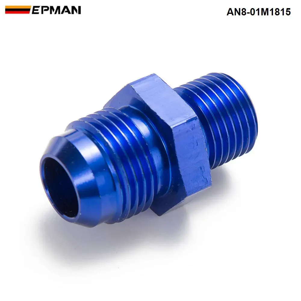 10 unids/lote AN8 - M18 * 1,5 adaptador de montaje de rosca de tubo recto para enfriador de aceite línea de combustible/manguera de aceite AN8-01M1815 - imagen 5