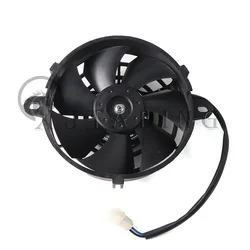 Ventilador de refrigeración Universal para radiador de motocicleta, enfriador de aceite, Enfriador de agua, ventilador eléctrico de 5 pulgadas para Dirt Bike, Motocross, ATV, Go Kart, Quad
