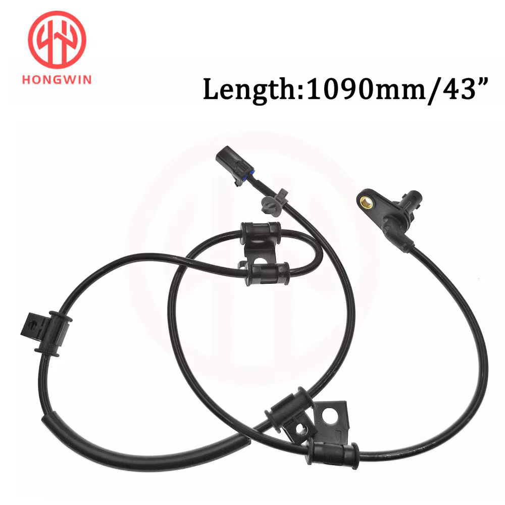 Detalle del conector y cable del sensor ABS
