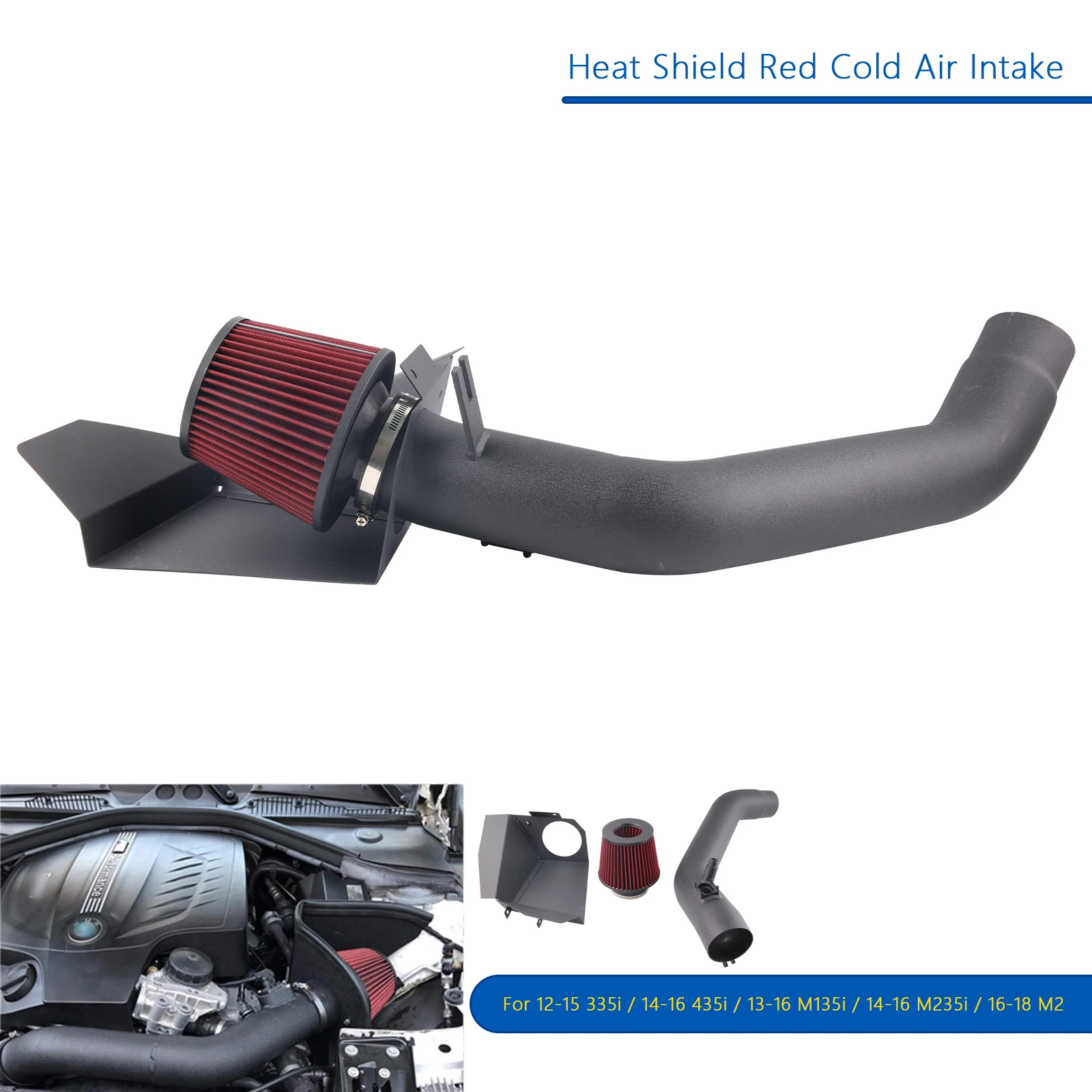 Kit admisión aire sport BMW N55 3.0L – 335i 435i M235i M2 - imagen 4