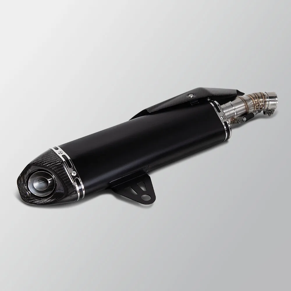 Silenciador Slip-On desmontado para limpieza