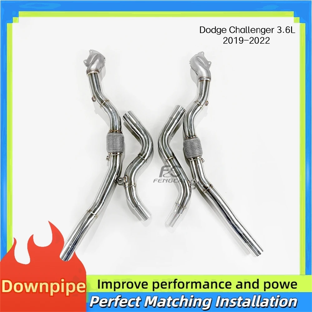 Convertidor de escape de alto flujo para Dodge Challenger 3.6L