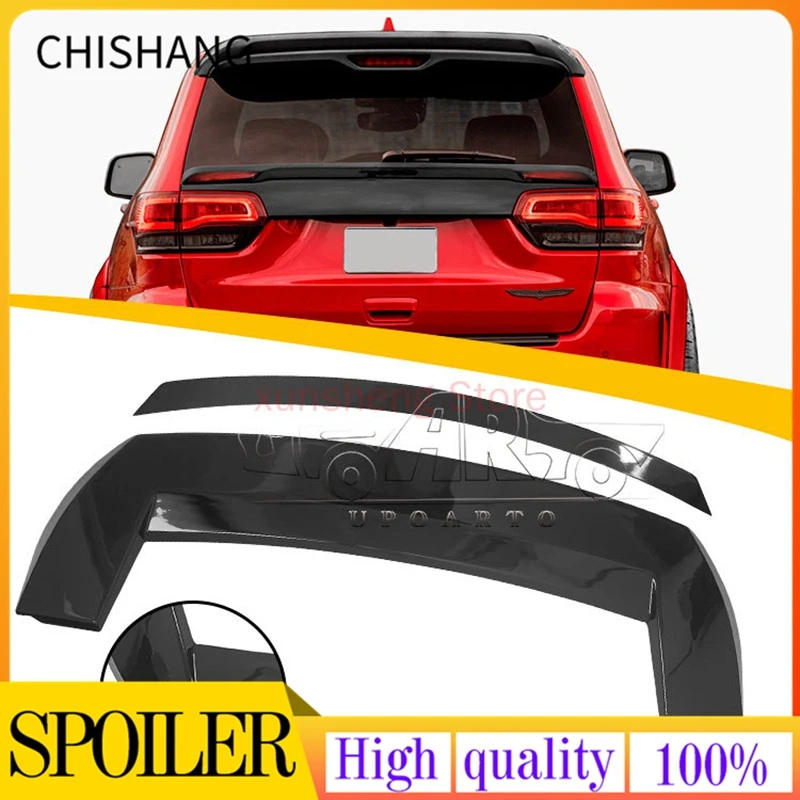 Alerón trasero ABS efecto carbono para Jeep Grand Cherokee 2014-2020