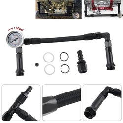 Kit línea combustible AN6 trenzada para Holley 4150 con manómetro
