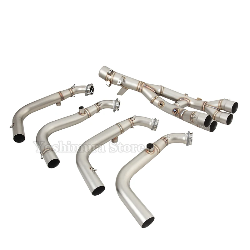 Escape slip-on para BMW S1000XR 2020-2023 con tubo de enlace frontal - imagen 2