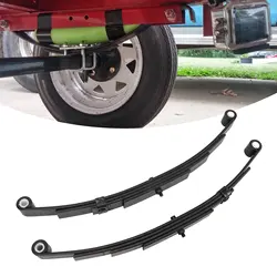 Kit de suspensión para remolque 3500 lb, eje único, ballesta 4 hojas