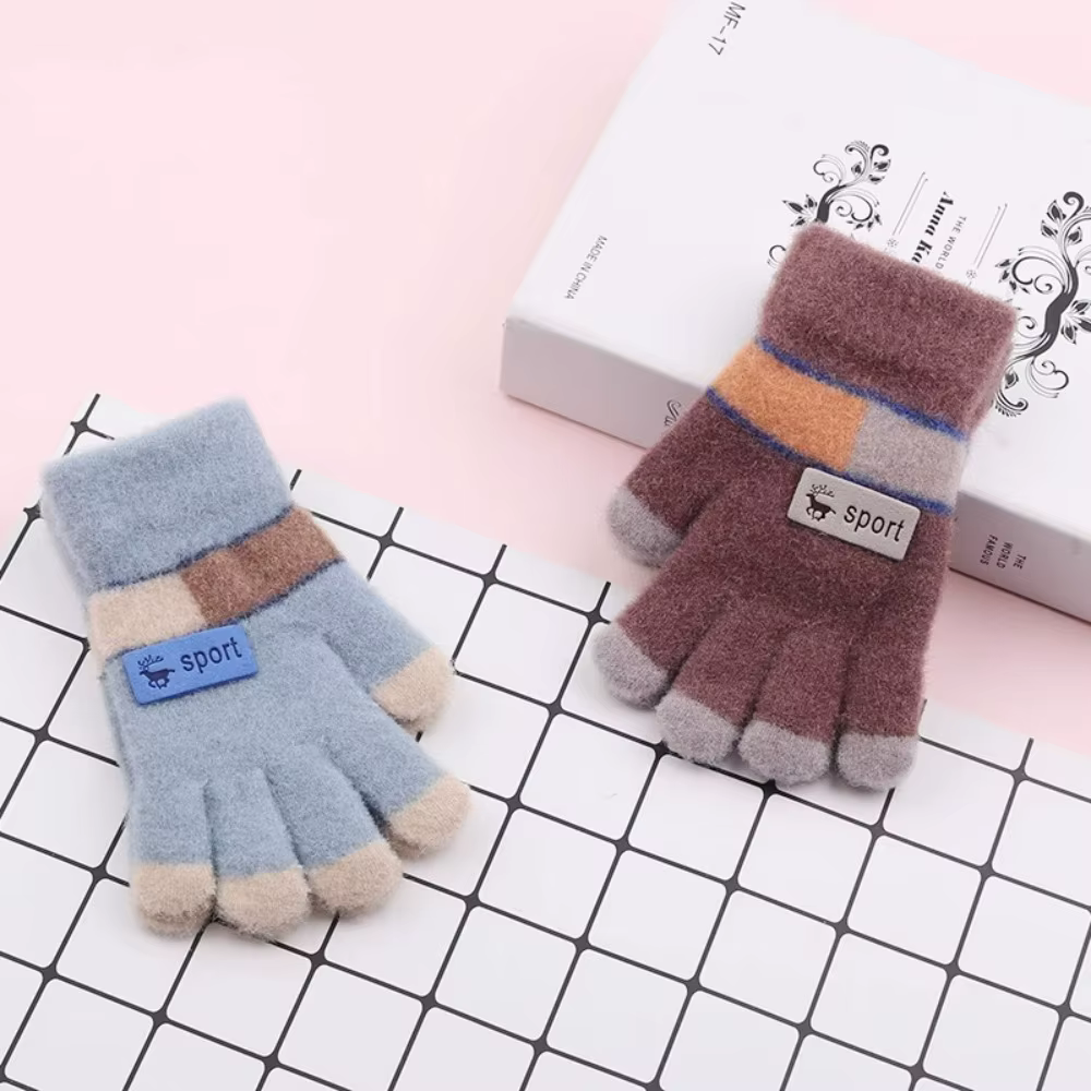 Guantes infantiles de invierno con forro polar convertibles - imagen 3