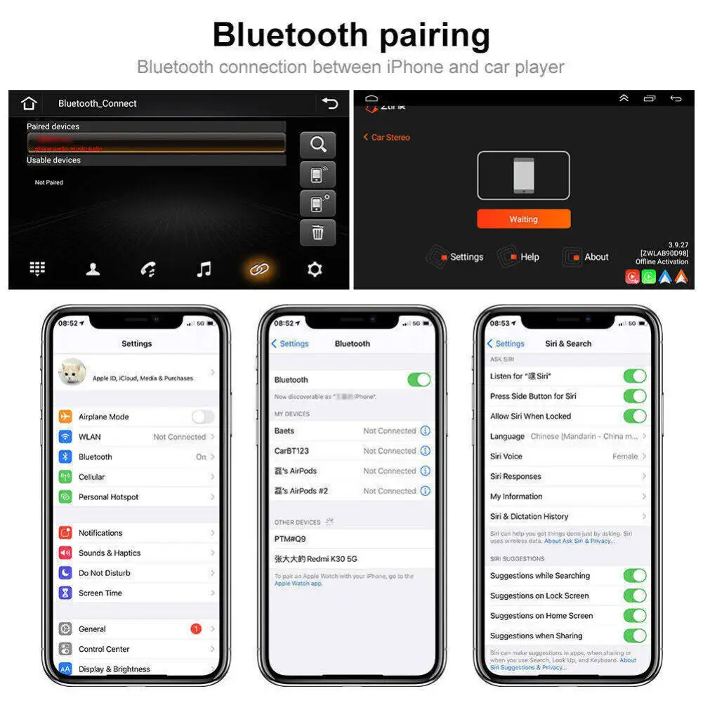 Radio Android 9" Peugeot 307 (2002-2013) - Carplay Android Auto 64GB - imagen 2