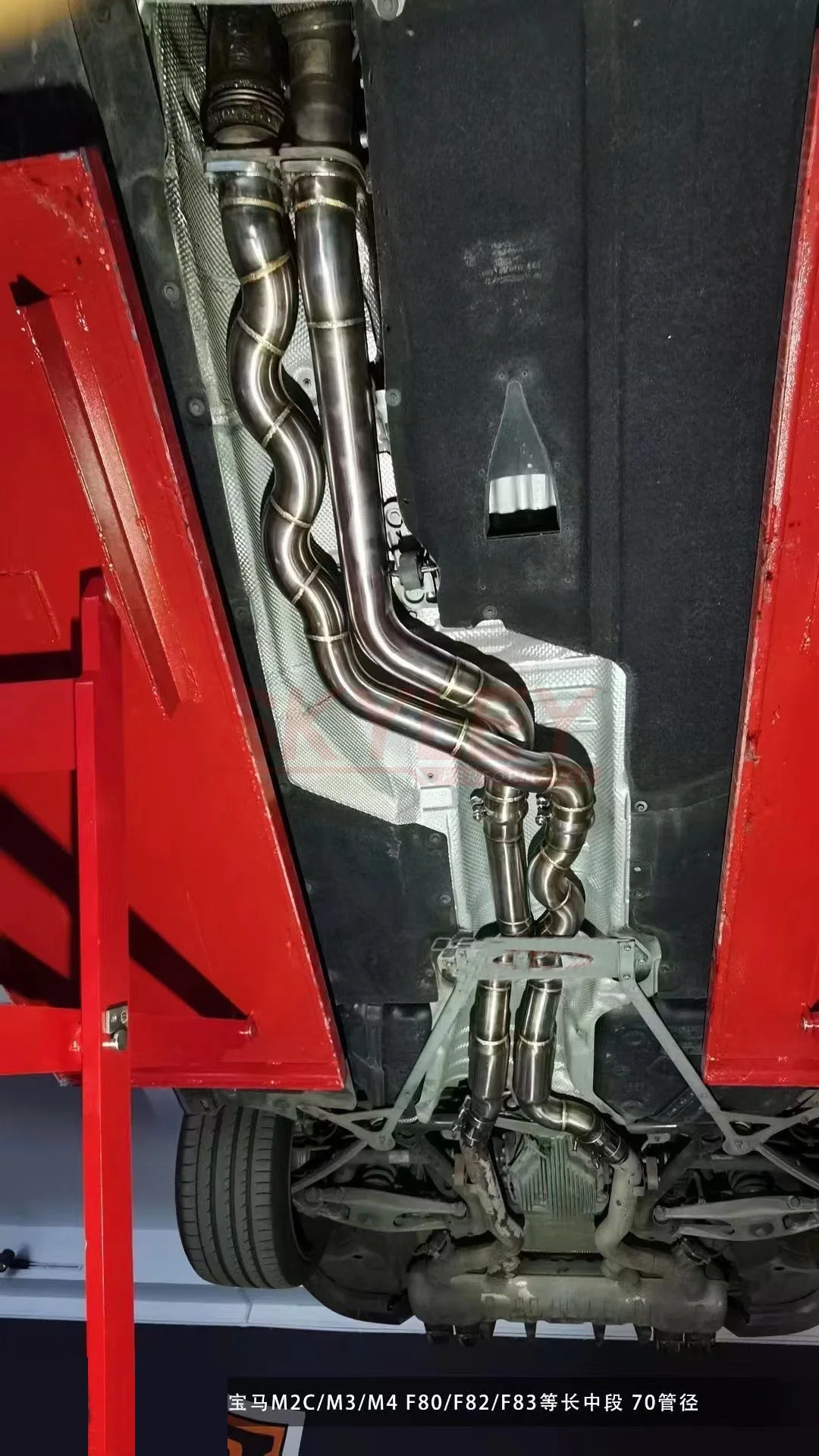 Tubo intermedio de igual longitud SKYLEY para BMW M3 F80/M4 F82 S55 - imagen 2