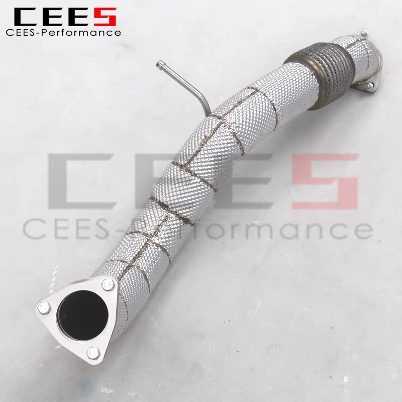Tubo delantero recto CEES con silenciador para Honda Civic Type R FL5
