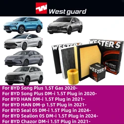 Kit filtros WESTGUARD BYD Song Plus DM-i 1.5T Han Seal Sealion