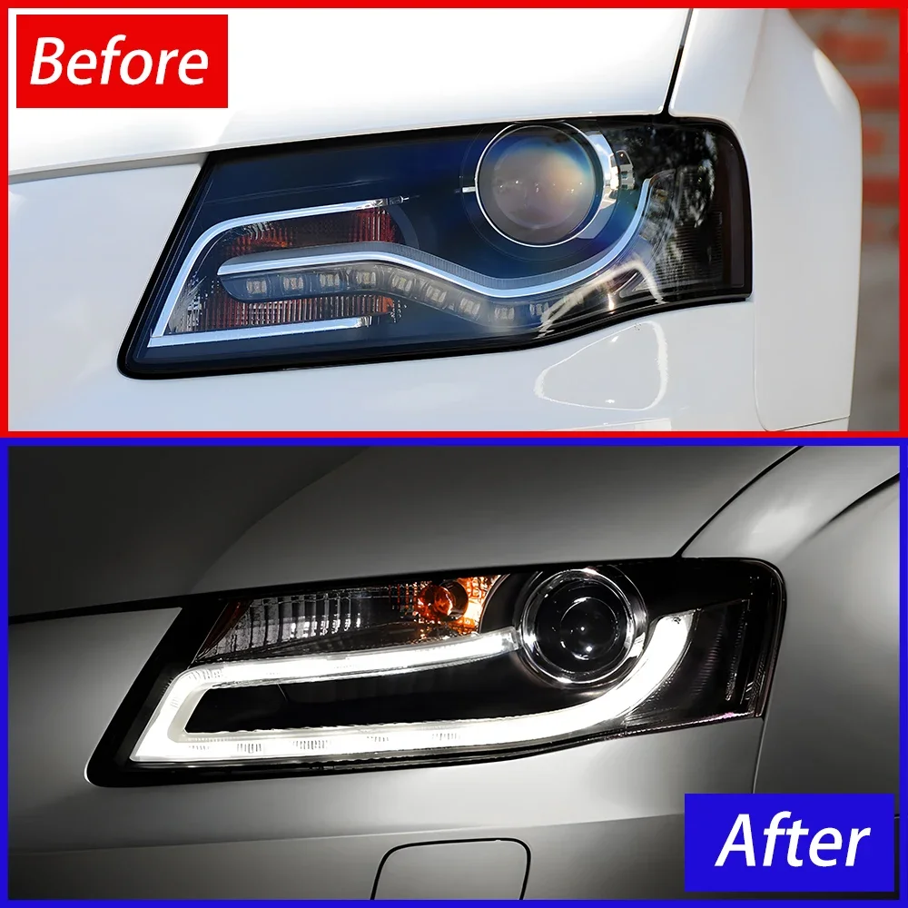 Conjunto faros delanteros LED Audi A4 B8 2009-2012 - imagen 2
