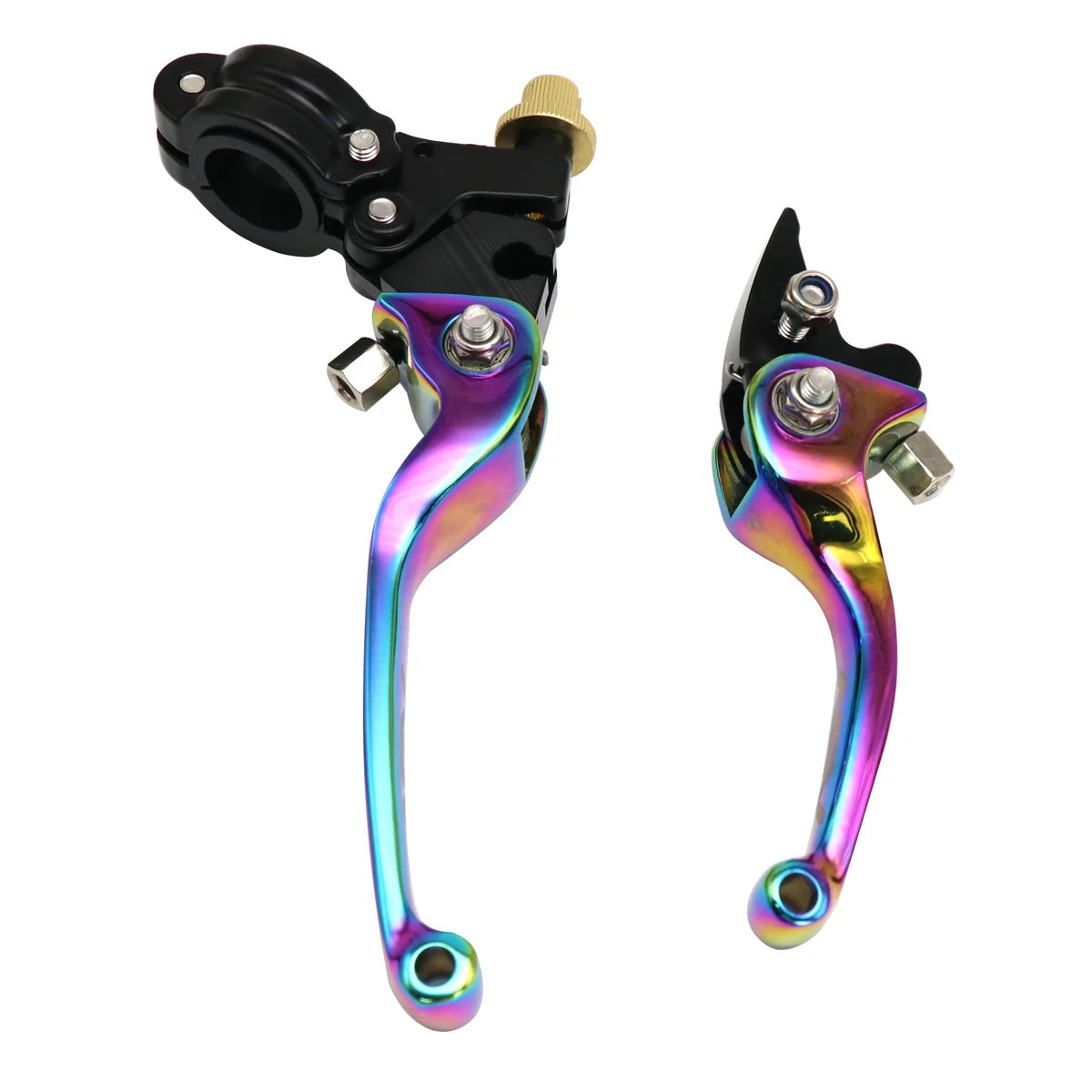 Palancas de freno y embrague coloridas para motocicleta Harley - imagen 2