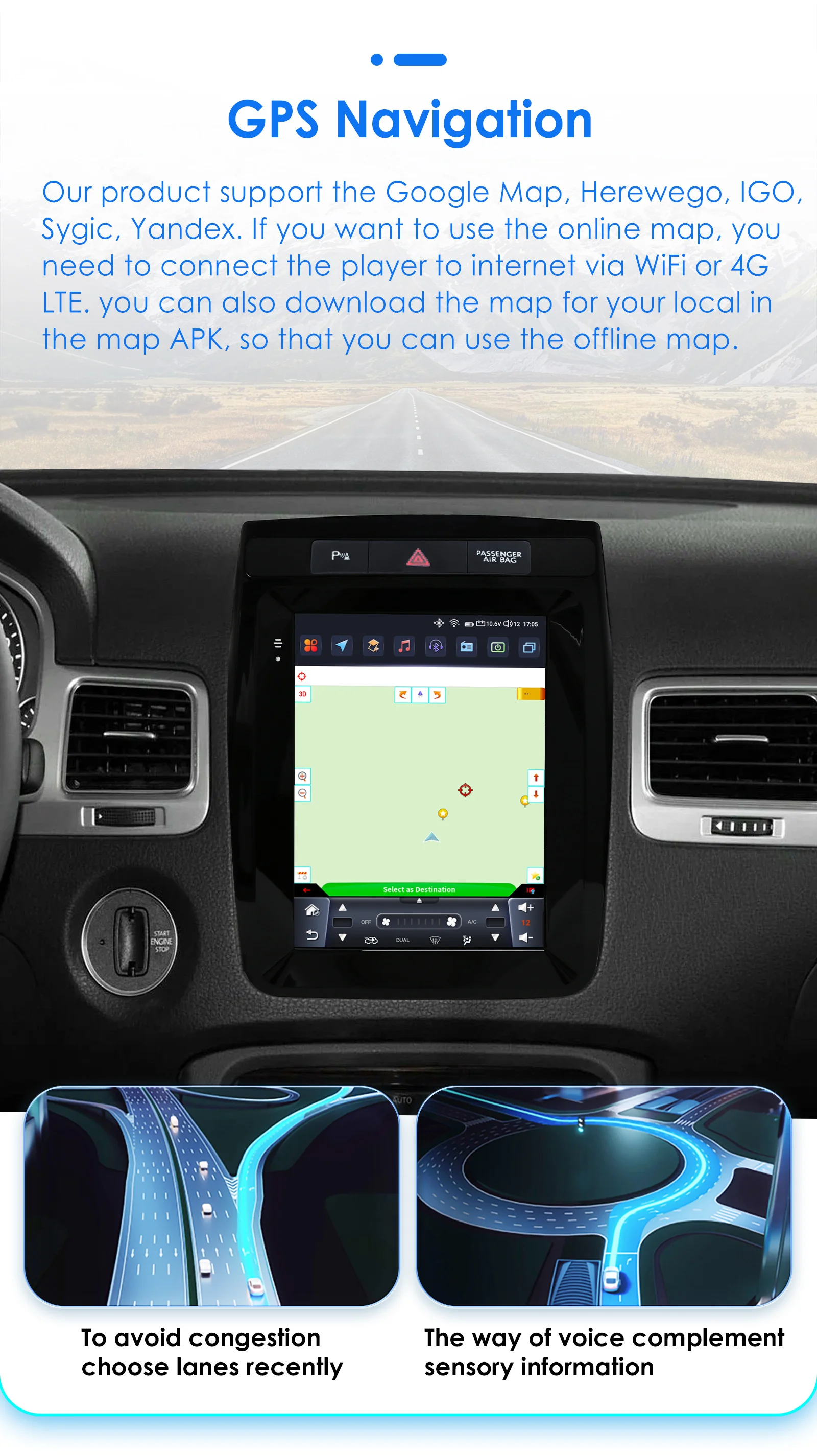 9,7 "Carplay Android Auto radio de coche para Volkswagen VW Touareg 2011 -2017 Autoradio multimedia GPS Audio estéreo 360 Cam BT RDS SWC - imagen 5