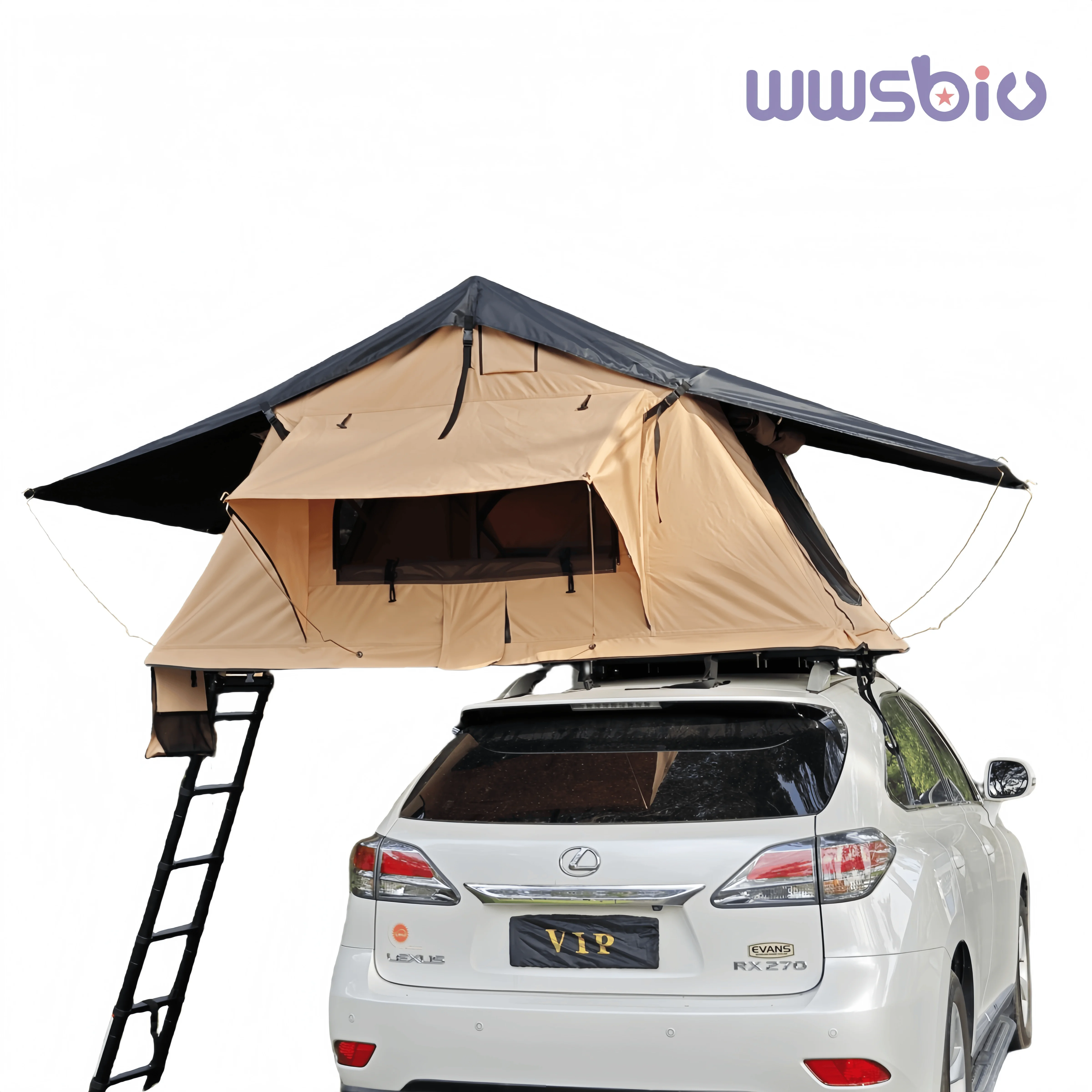 Tienda de techo impermeable, tienda de techo superior suave plegable retráctil para exteriores para 1-4 personas - imagen 4