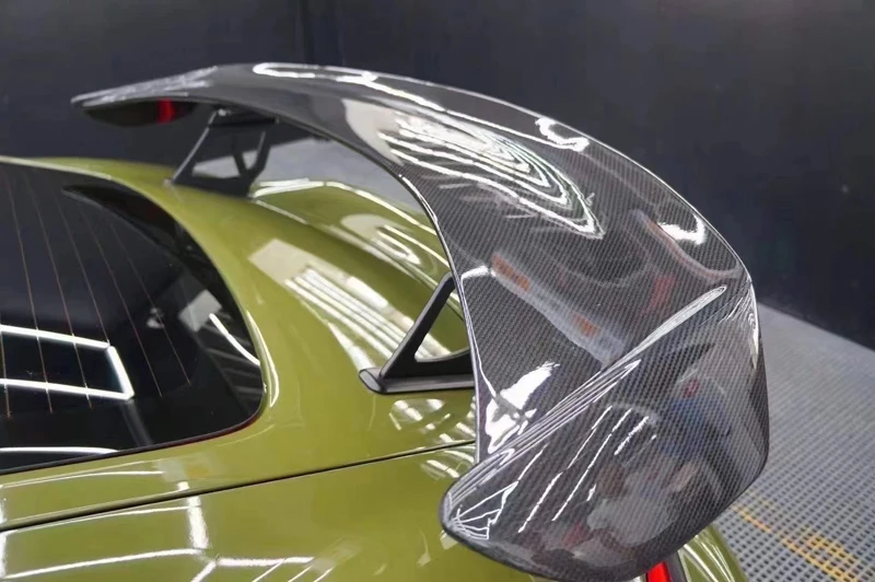 Alerón trasero GT4 de carbono para Porsche Cayman 981 y 718 Boxster - imagen 3