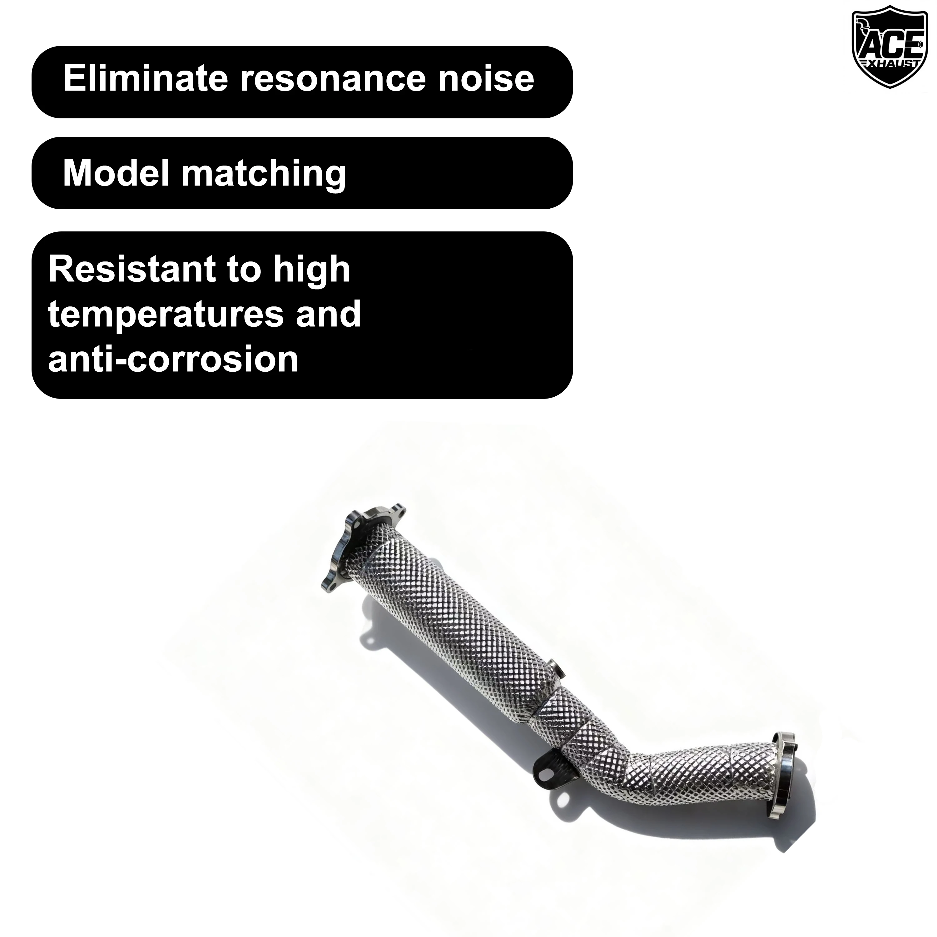 ACE Tubo de escape con catalizador SUS304 - Audi A4 A5 Q5 B8 2.0T - imagen 4