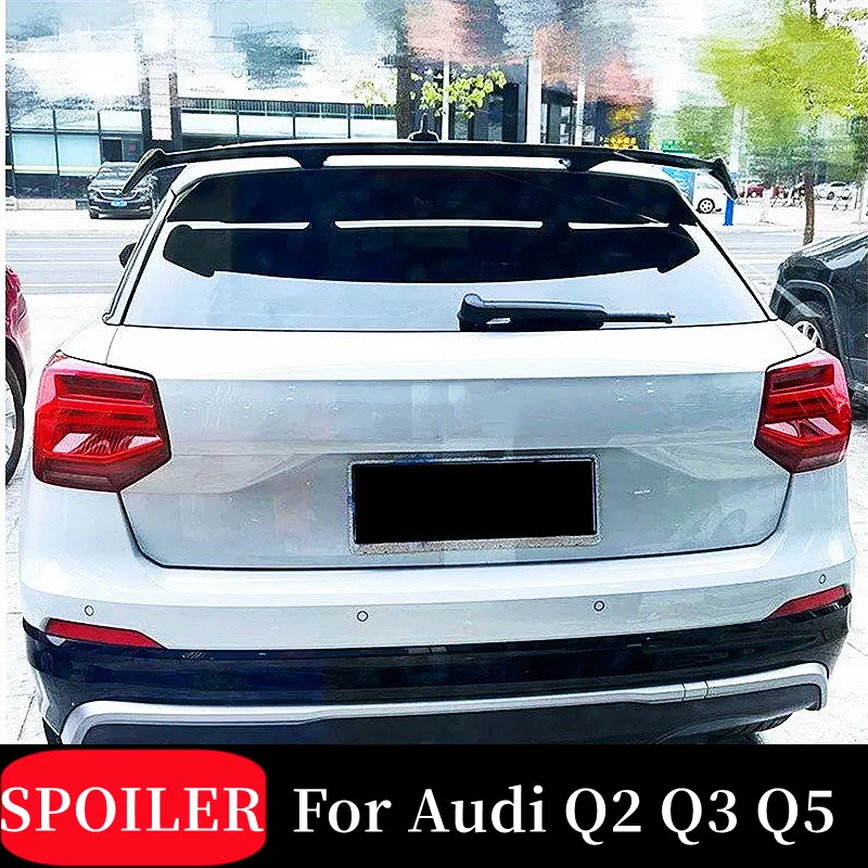 Alerón universal para tapa del maletero ABS carbono look – Audi Q2 Q3 Q5