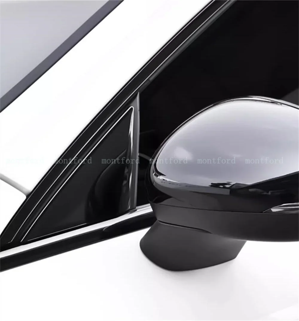Moldura decorativa ventana negro inoxidable Mercedes CLA W117 W118 - imagen 3