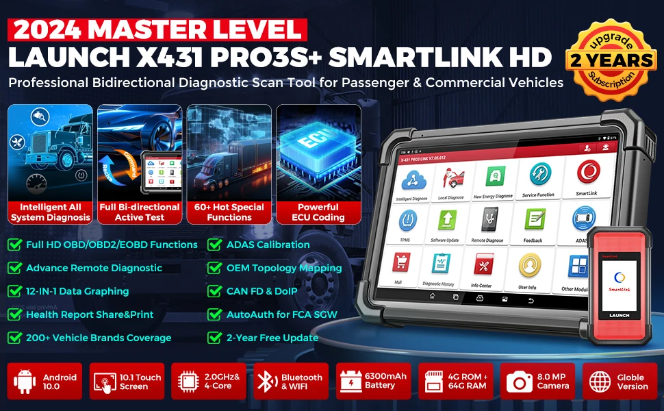 LAUNCH X431 PRO3S+ SmartLink HD profesional
