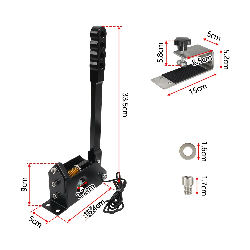 Freno de mano USB para simulador Logitech G25/G27/G29 y T300 - imagen 2