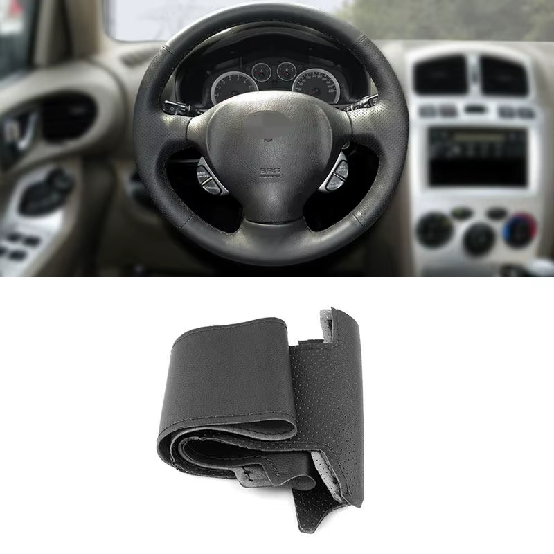 Funda de volante de microfibra perforada Hyundai Santa Fe 2001-2006