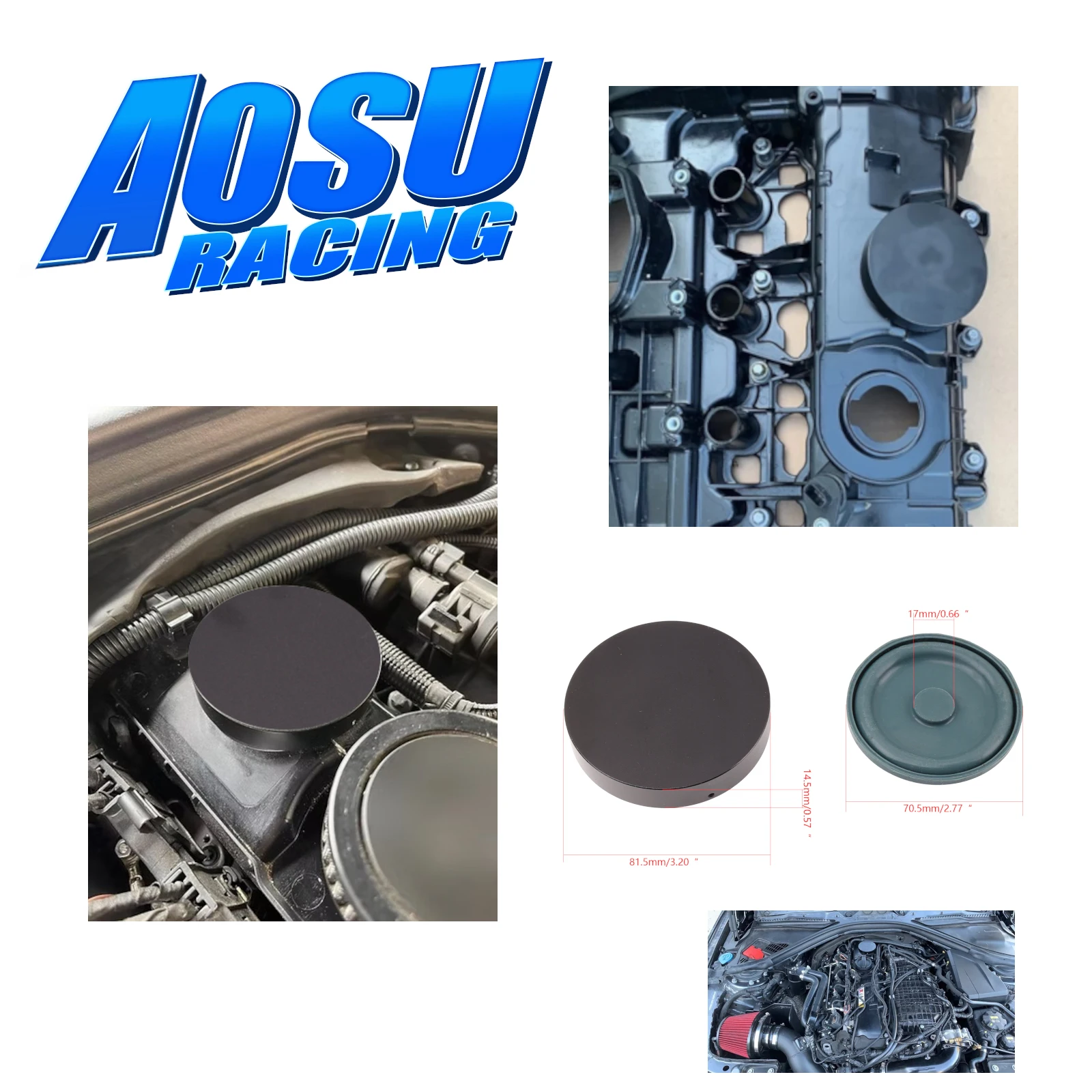 11127645173 Kit diafragma tapa de válvulas BMW 340i F31 B58