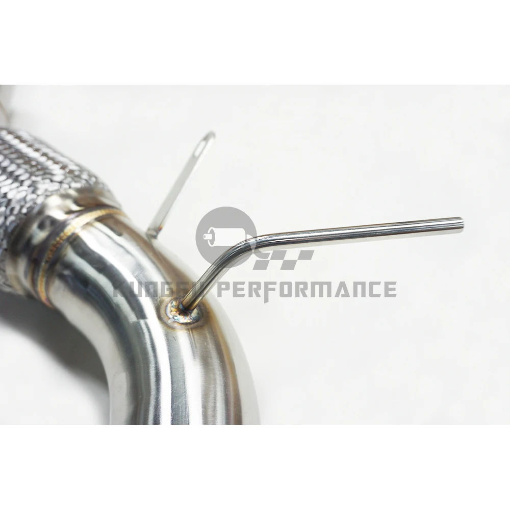 KUNGFU PERFORMANCE Downpipe SS304 sin catalizador para BMW N57 - imagen 2