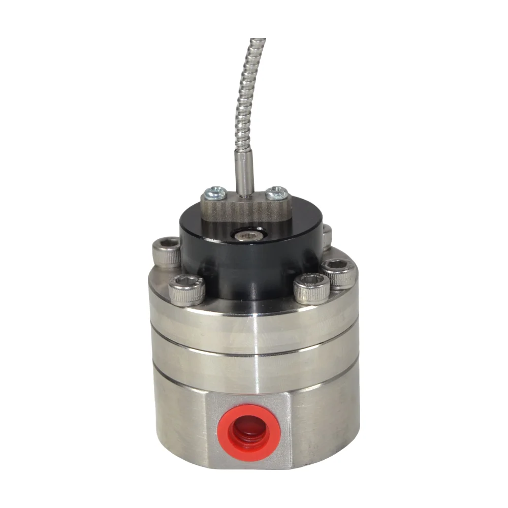 Medidor de flujo de engranaje pequeño con salida de fibra óptica resistente a altas temperaturas, micrometro de flujo antiestático para minería de carbón - imagen 3