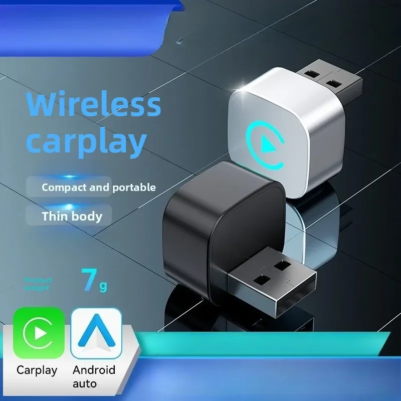 Módulo CarPlay inalámbrico de doble canal para coche, compacto - imagen 2