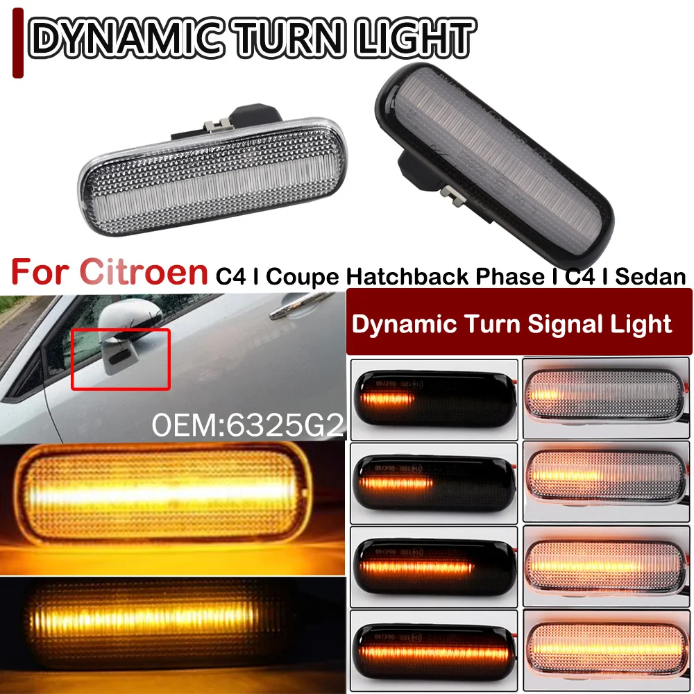 Intermitente LED dinámico para espejo Citroën C4 I 6325G2 - imagen 2