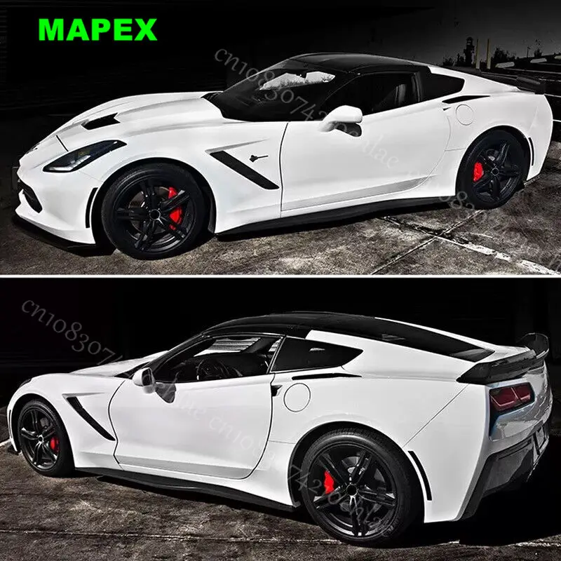 Extensiones laterales estilo carbono para Corvette C7 Z06 2014-2019 - imagen 2