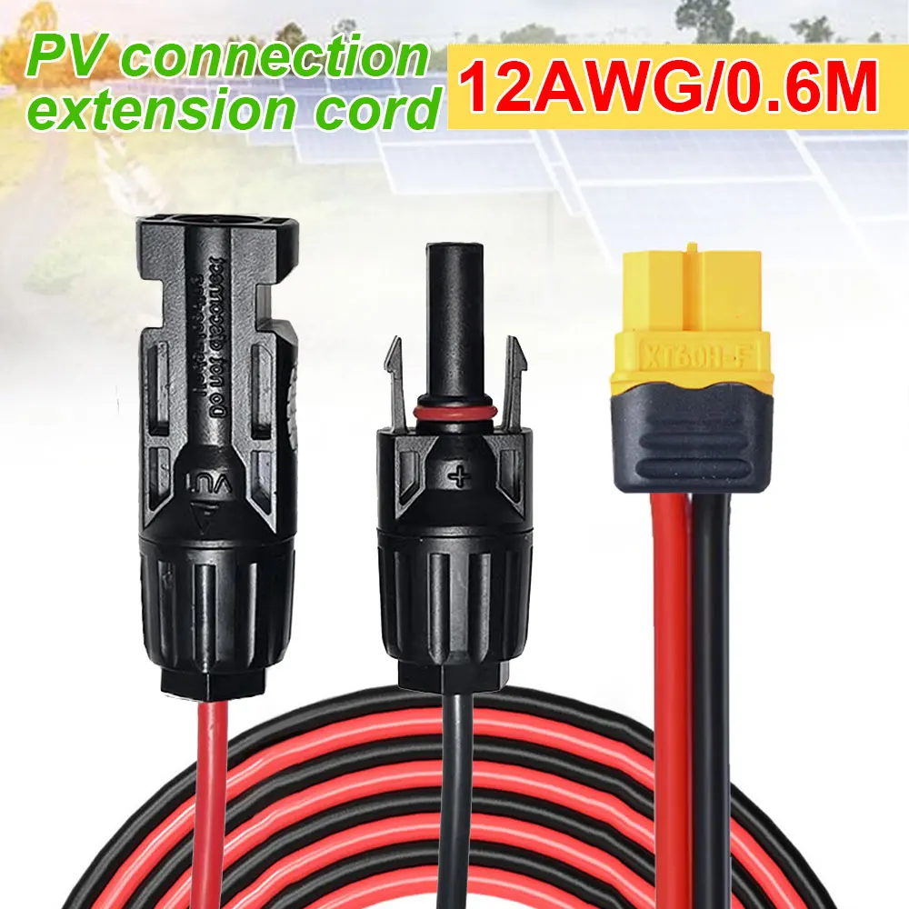 Cable XT60 extensión hembra batería barco autocaravana solar - imagen 2