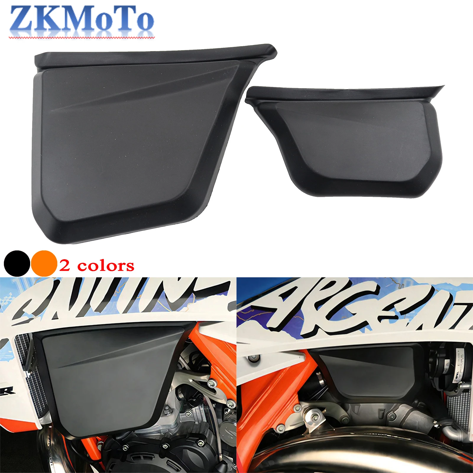 Para KTM 2024 EXC 300 par Protector de cubierta de tanque de combustible izquierdo y derecho EXC 250 EXC 150 2024 XC 250 XC 300 2023-2024 XC 125 2023 24